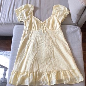 Light Yellow Babydoll Dress
